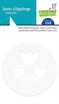 Reveal Wheel template: tulip