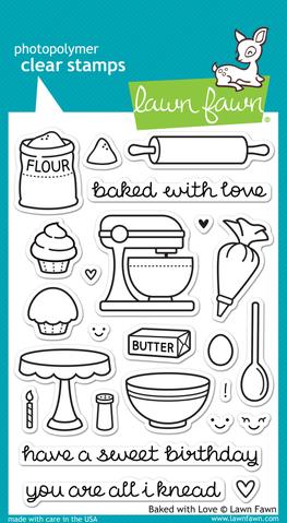 Baked with Love - stamps