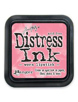 Distress - worn lipstick