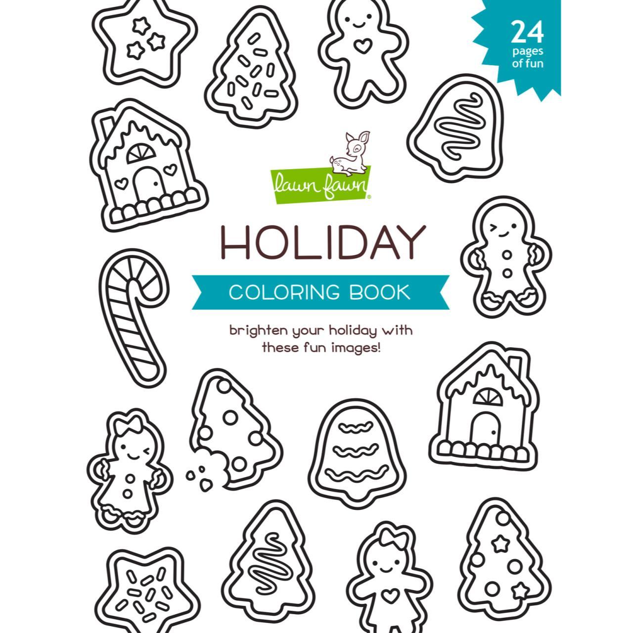 Lawn Fawn Holiday Coloring Book