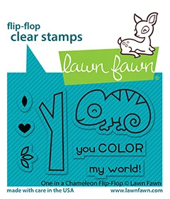 One in a Chameleon Flip-Flop Stamp