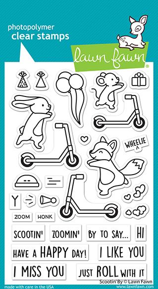 Scootin' By Stamps
