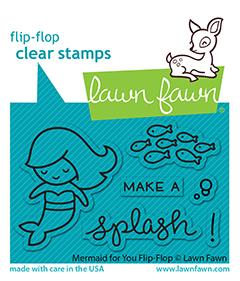 Mermaid For You Flip Flop stamps