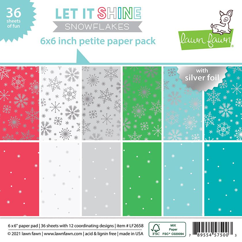 Let It Shine Snowflakes Petite Paper Pack