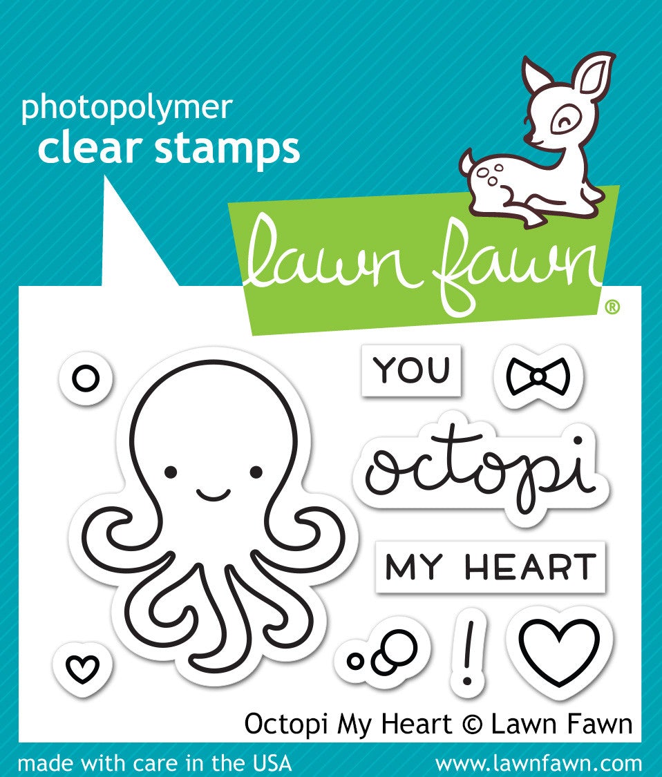 Octopi My Heart stamps