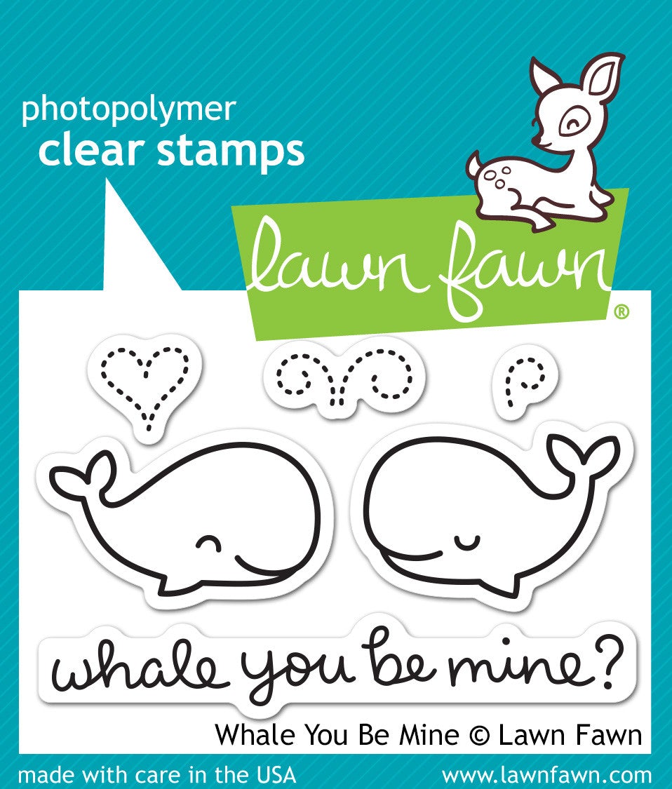 Whale You Be Mine stamps