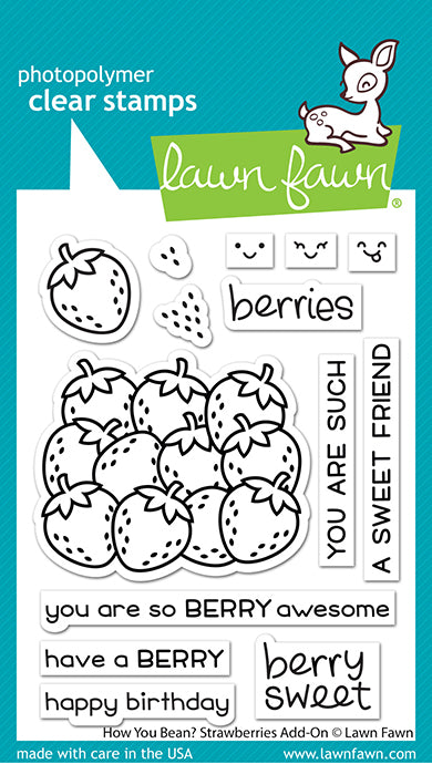 How You Bean? Strawberries Add-on stamps