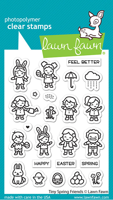 Tiny Spring Friends stamps