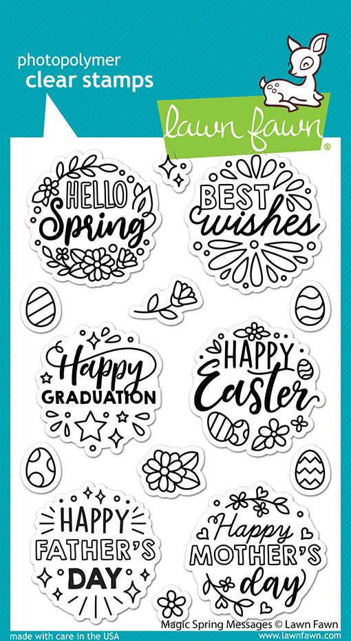 Magic Spring Messages stamps