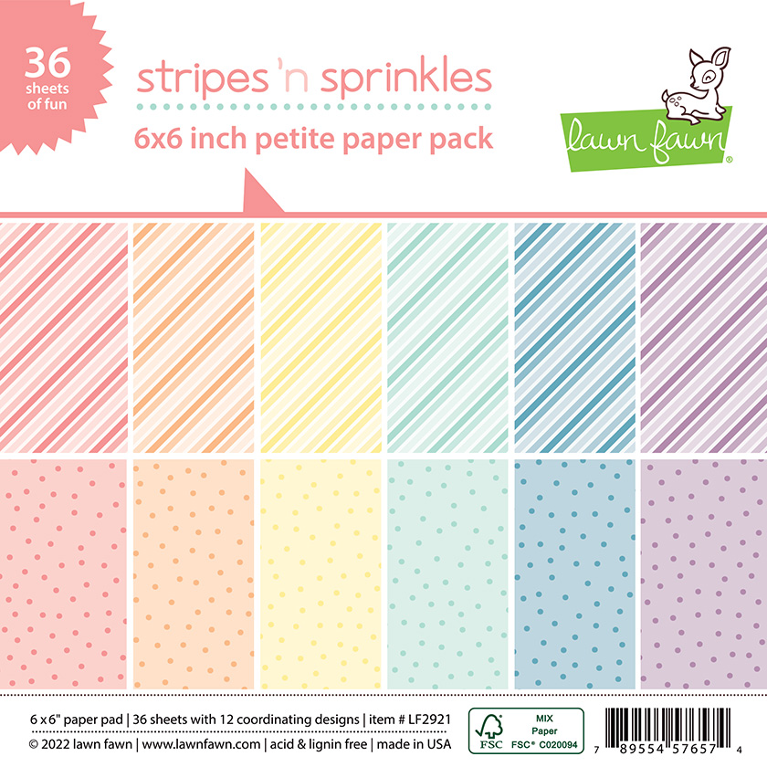 Stripes 'n Sprinkles Petite Paper Pack