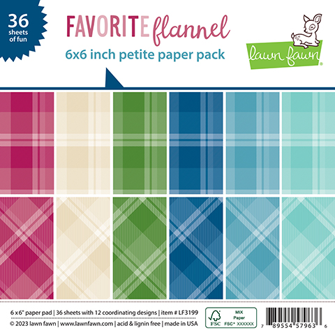 Favorite Flannel 6x6 petite paper pack